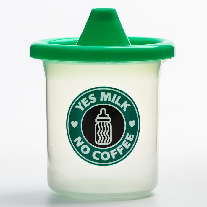 

Поильник детский с твёрдым носиком Yes milk, 200 мл., Зеленый