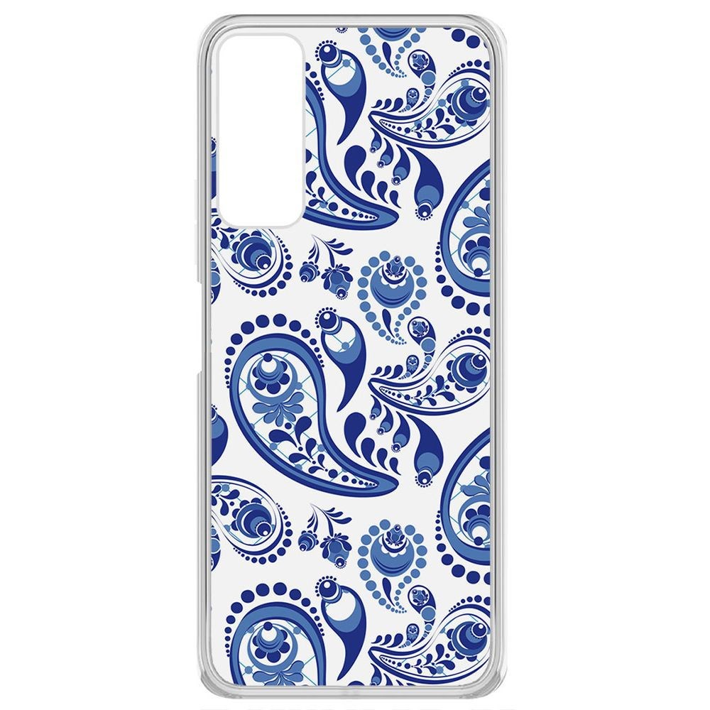 

Чехол-накладка Krutoff Clear Case Гжель для Tecno Camon 17P