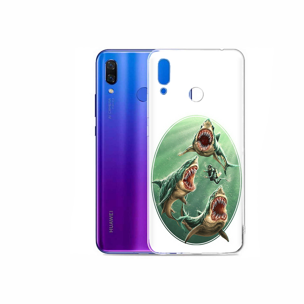 

Чехол MyPads Tocco для Honor Play синяя бездна, Прозрачный, Tocco