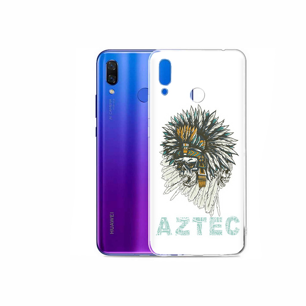 

Чехол MyPads Tocco для Honor Play скелет индеец, Прозрачный, Tocco