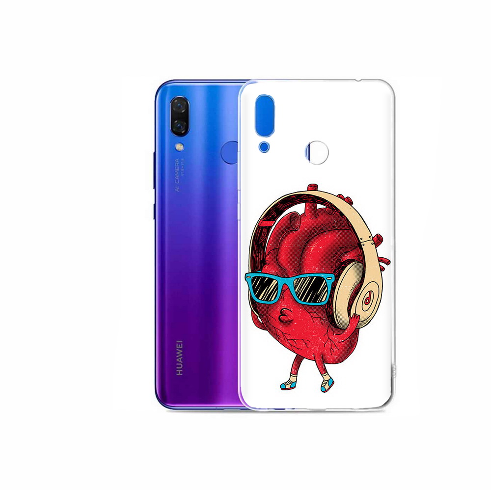 

Чехол MyPads Tocco для Honor Play слушай сердце, Прозрачный, Tocco