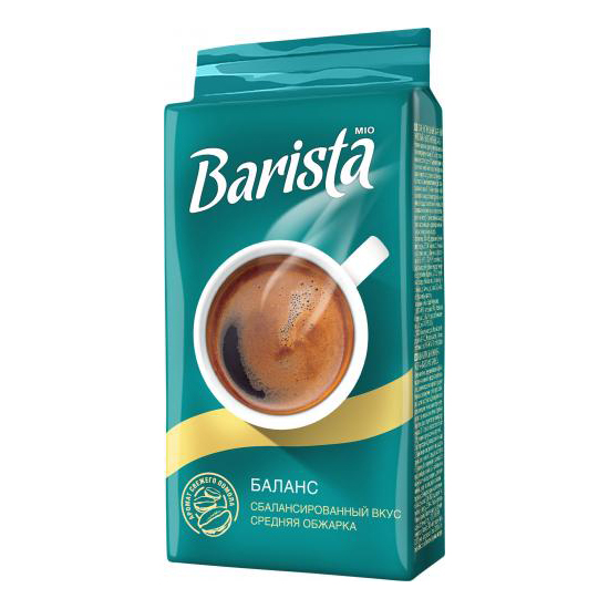 

Кофе Barista Mio Баланс натуральный молотый 225 г