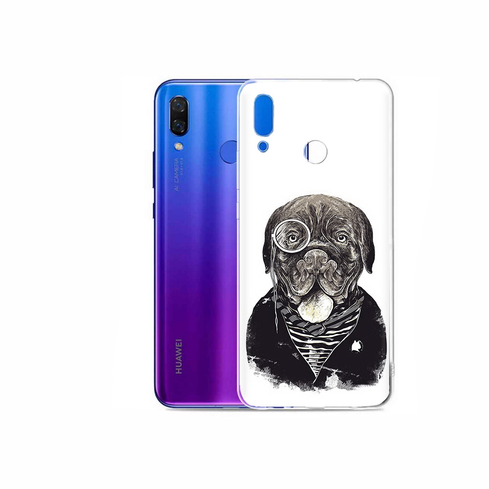 

Чехол MyPads Tocco для Honor Play солидный песик, Прозрачный, Tocco