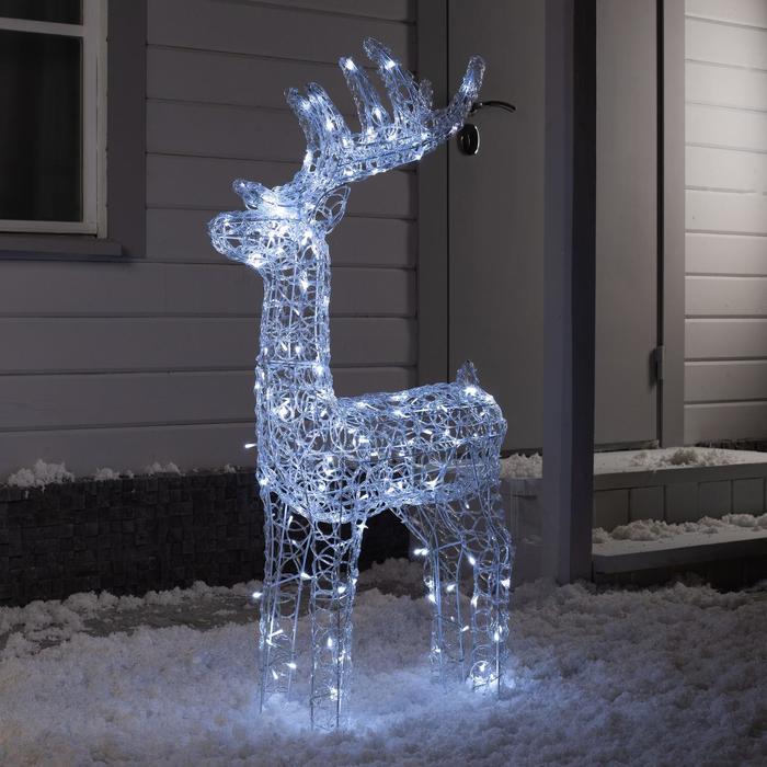 

Световая фигура Luazon Lighting Кружевной олень Р00011586 белый холодный, Кружевной олень