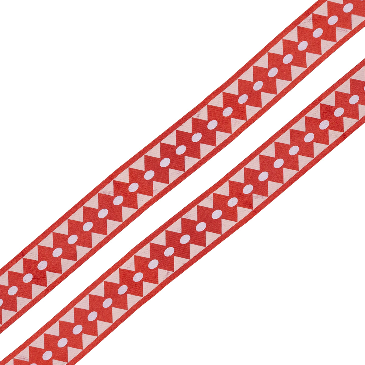 

Лента атласная 'Ромбы', 25мм*3м (красный) АЙРИС7710573_00002, 7710573