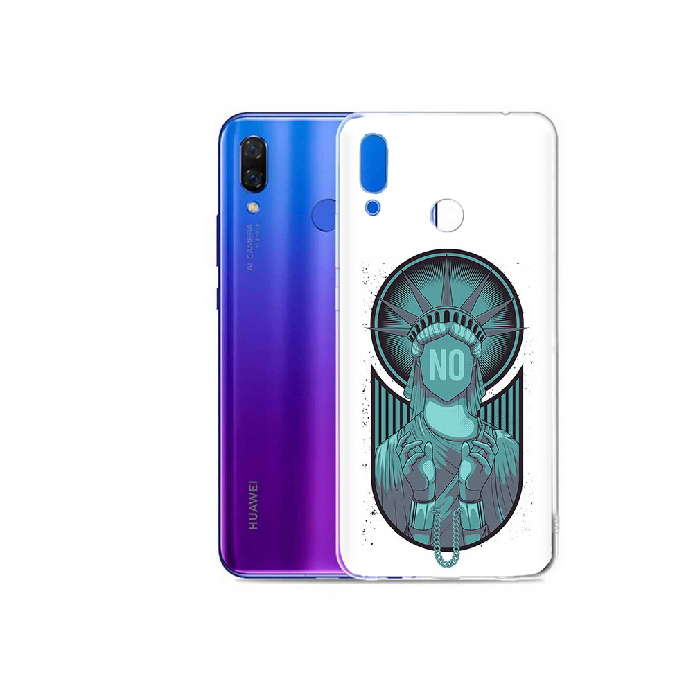 

Чехол MyPads Tocco для Honor Play статуя свободы зеленый, Прозрачный, Tocco