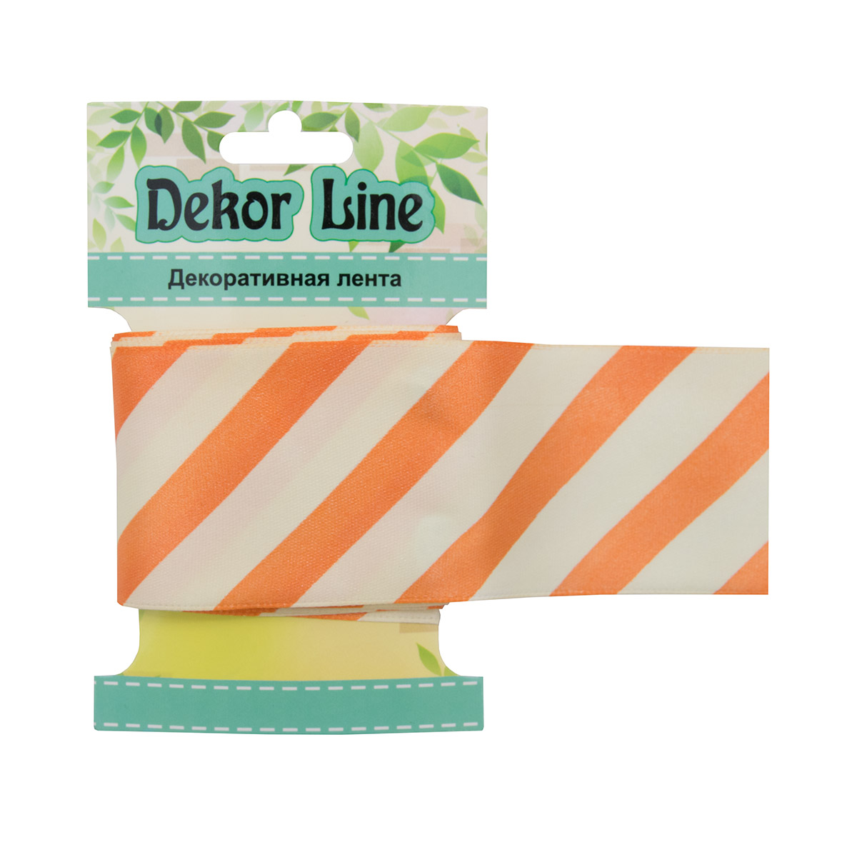 Лента атласная 'Диагональ', 45мм*3м (красный) АЙРИС7710579_00002