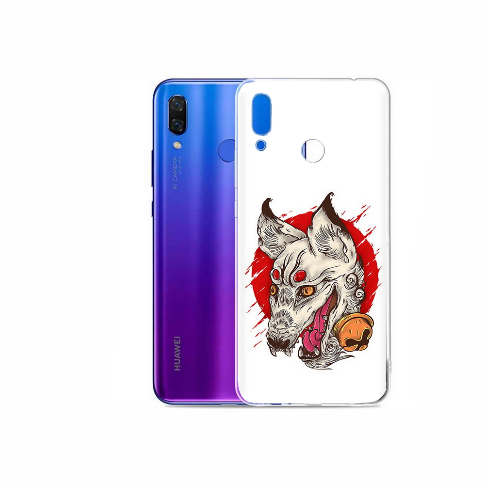 

Чехол MyPads Tocco для Honor Play страшная собака, Прозрачный, Tocco