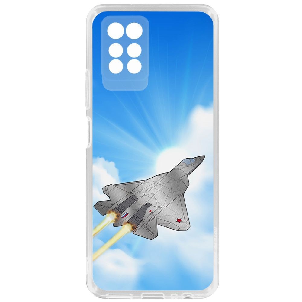 

Чехол-накладка Krutoff Clear Case СУ-57 для Infinix Note 10 Pro, Прозрачный