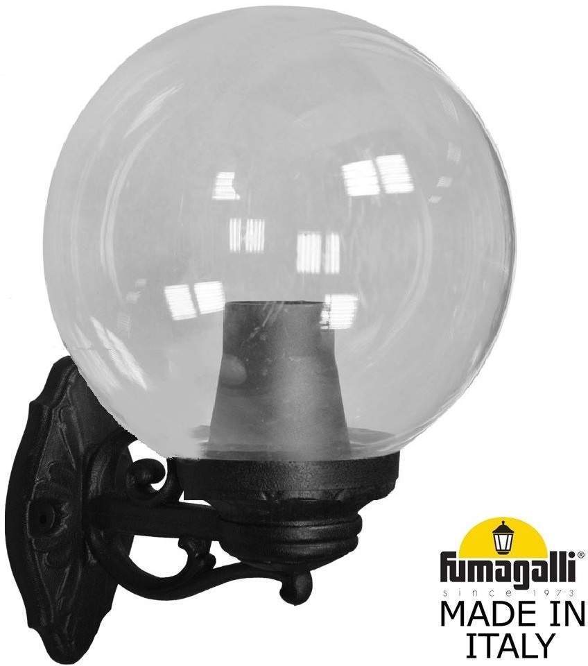 фото Fumagalli настенный фонарь уличный globe 300 g30.131.000.axf1r