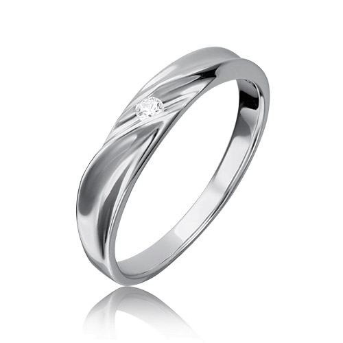 

Кольцо из золота р. 17,5 PLATINA jewelry 01-4702-00-501-1120-38, фианит, 01-4702-00-501-1120-38