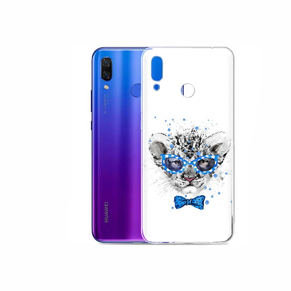 

Чехол MyPads Tocco для Honor Play тигренок с бабочкой, Прозрачный, Tocco