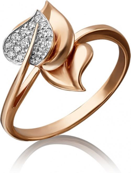 

Кольцо из золота р. 17,5 PLATINA jewelry 01-4732-00-401-1110-03, фианит, 01-4732-00-401-1110-03