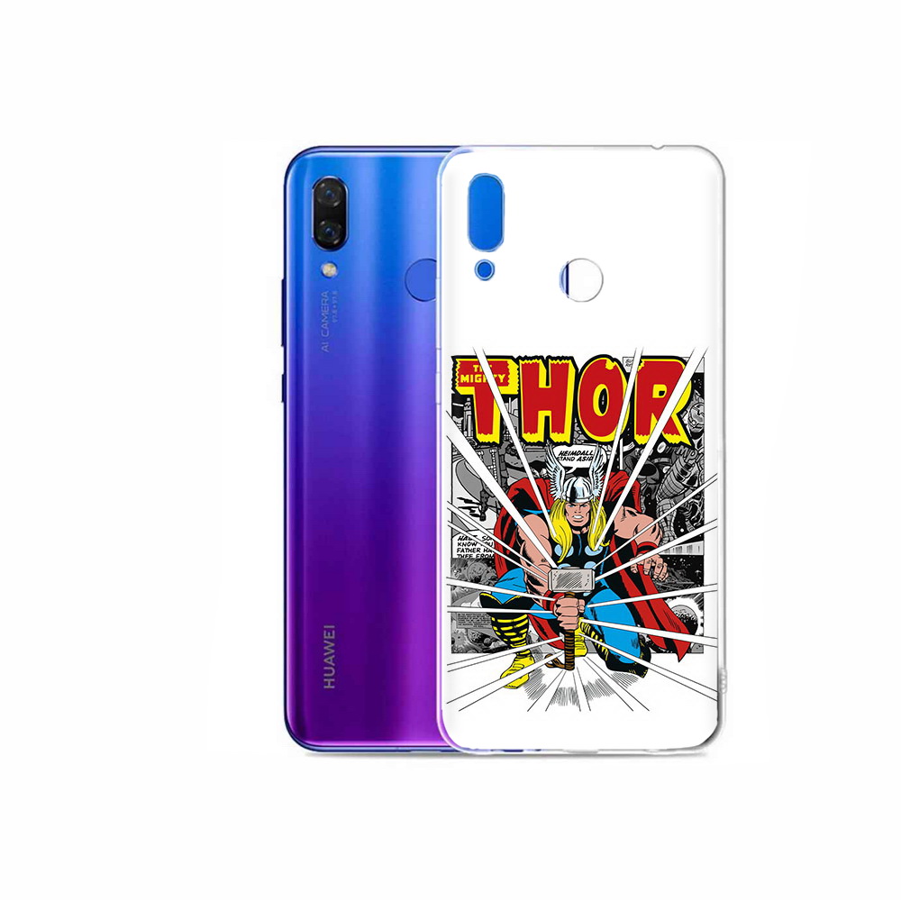 

Чехол MyPads Tocco для Honor Play тор рисунок, Прозрачный, Tocco