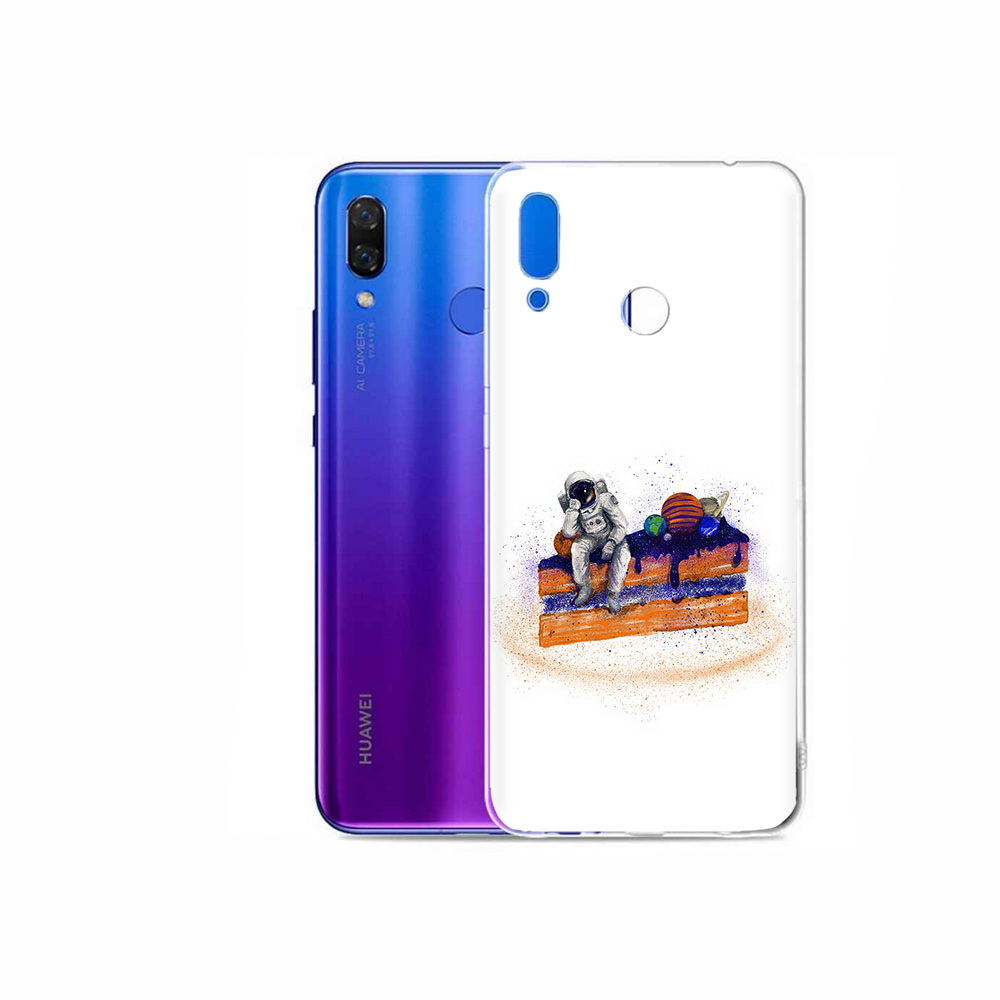 

Чехол MyPads Tocco для Honor Play торт с планетами, Прозрачный, Tocco