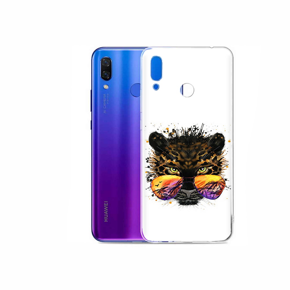 

Чехол MyPads Tocco для Honor Play тропический леопард, Прозрачный, Tocco