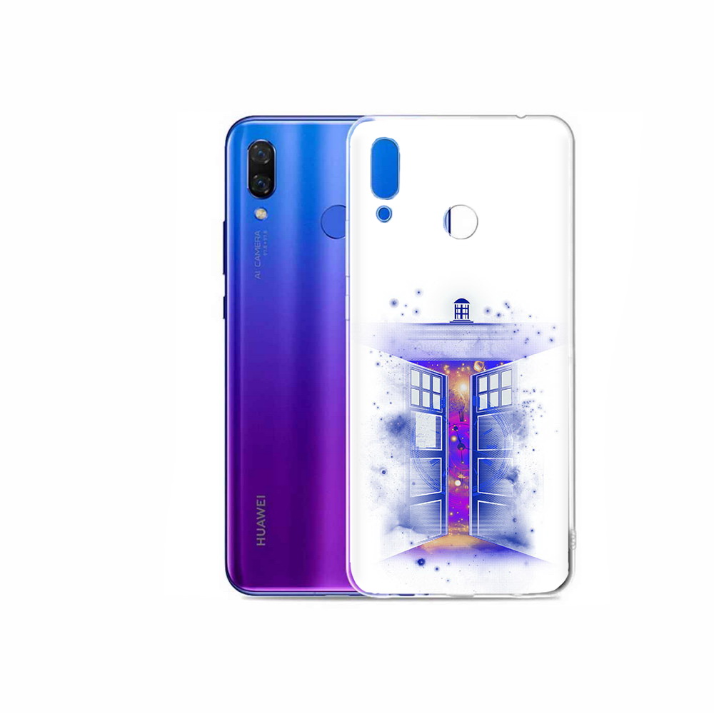 

Чехол MyPads Tocco для Honor Play фиолетовый уголок абстракция, Прозрачный, Tocco