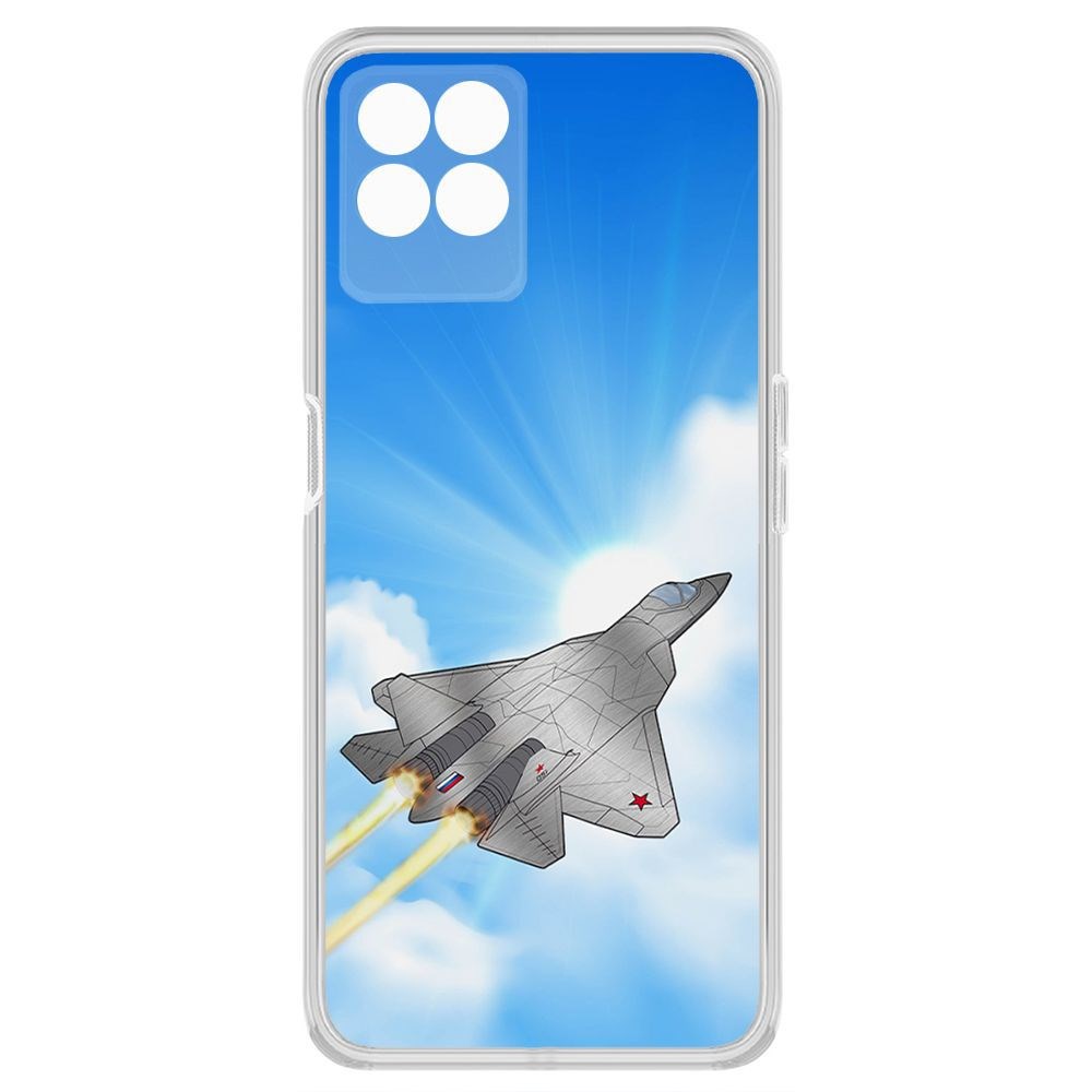 

Чехол-накладка Krutoff Clear Case СУ-57 для Realme 8i