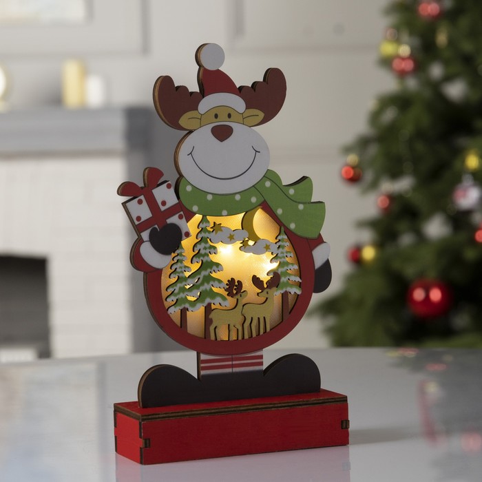 

Световая фигура Luazon Lighting Олень Р00011586 белый теплый, Олень