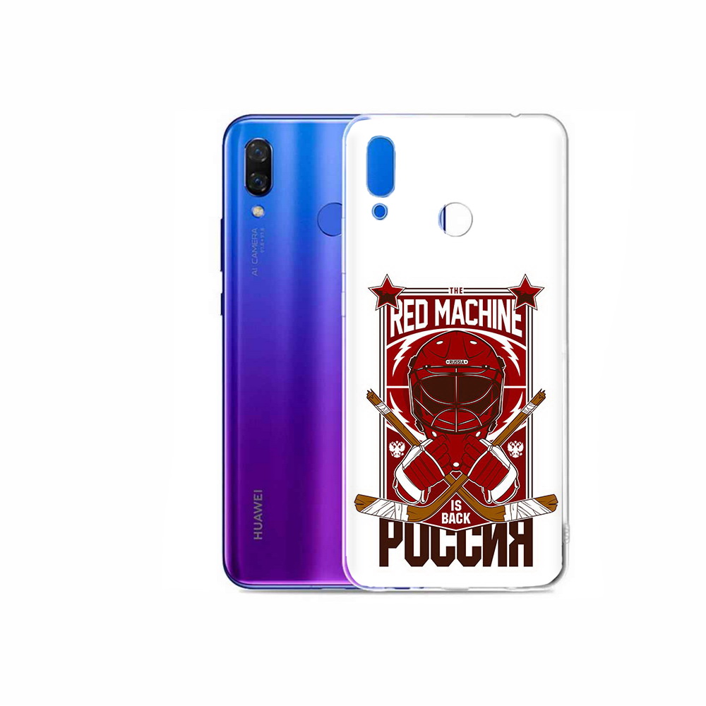 

Чехол MyPads Tocco для Honor Play хоккей россия, Прозрачный, Tocco