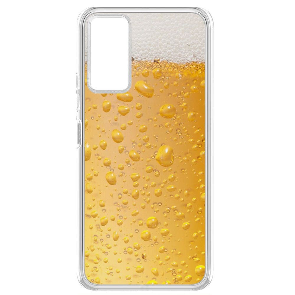 

Чехол-накладка Krutoff Clear Case Пенное для Tecno Pova 2, Прозрачный