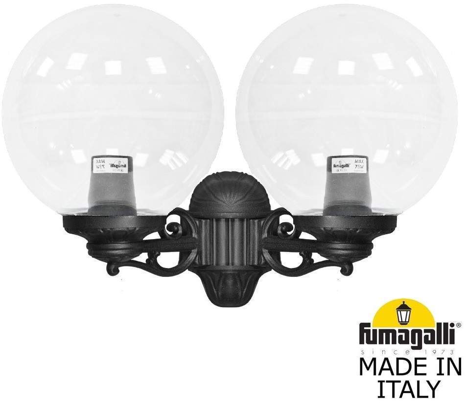фото Fumagalli настенный фонарь уличный globe 300 g30.141.000.axf1r
