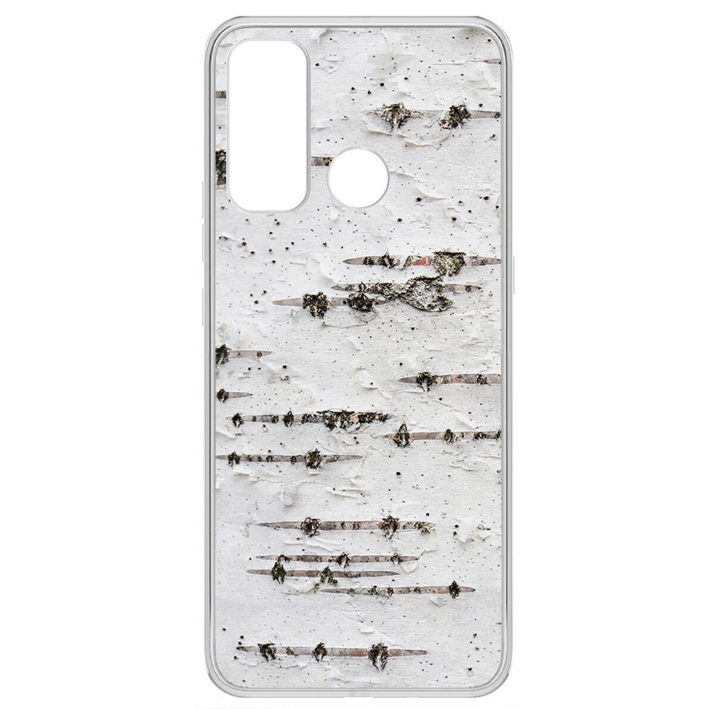 

Чехол-накладка Krutoff Clear Case Березка для Tecno Pouvoir 4