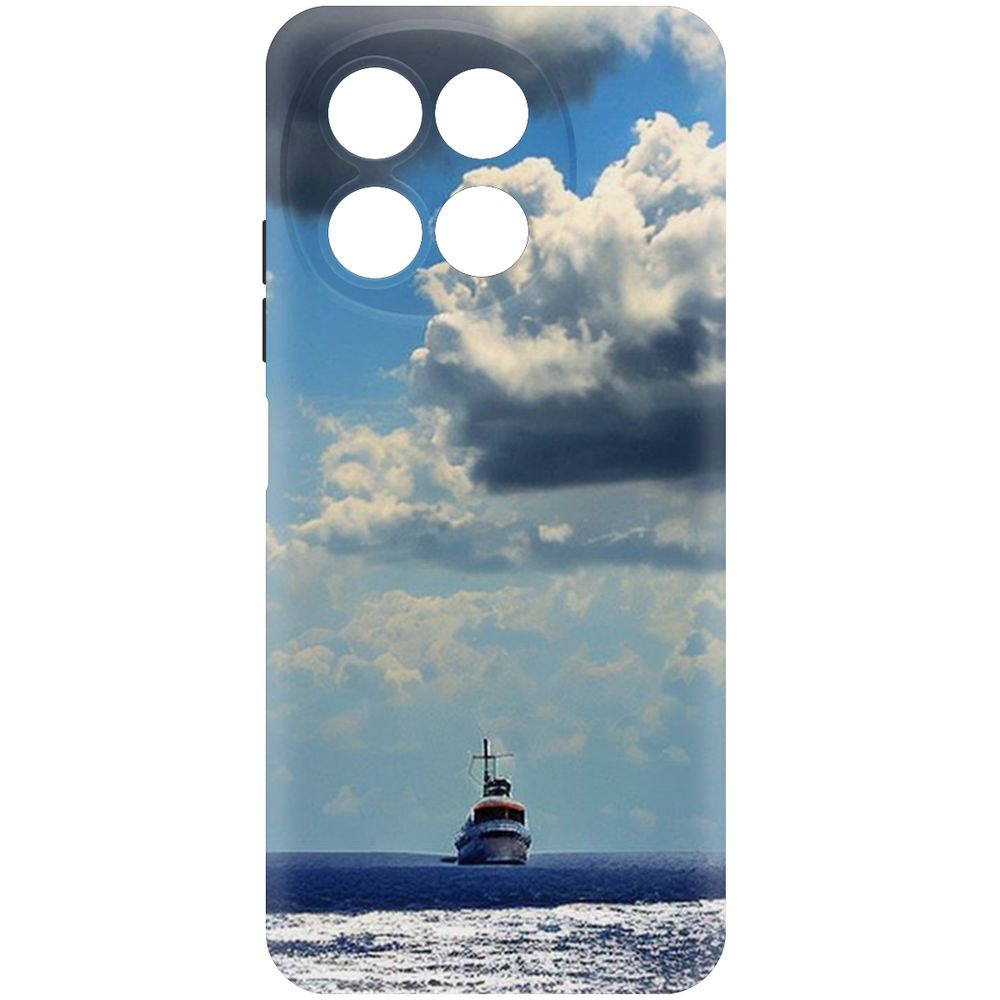 

Чехол-накладка Krutoff Soft Case Море для TECNO Spark 30 5G черный