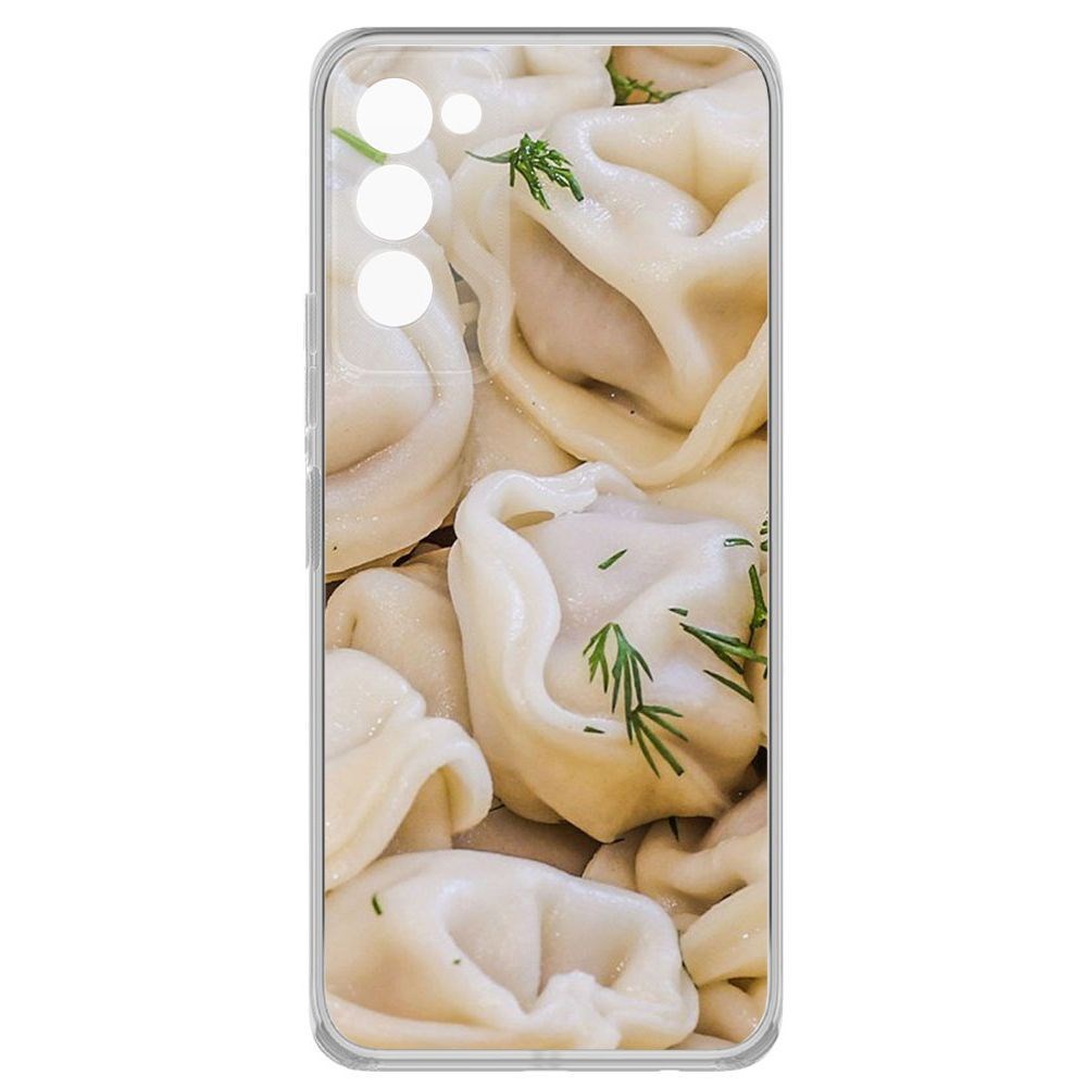 

Чехол-накладка Krutoff Clear Case Пельмешки для Tecno Camon 18P, Прозрачный