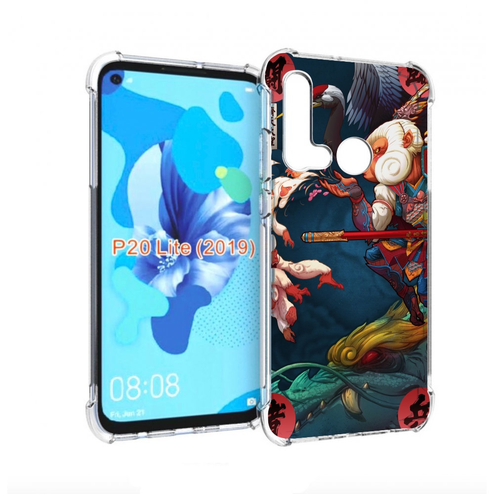 

Чехол бампер MyPads японская обезьяна для Huawei P20 Lite (2019), Прозрачный, Tocco