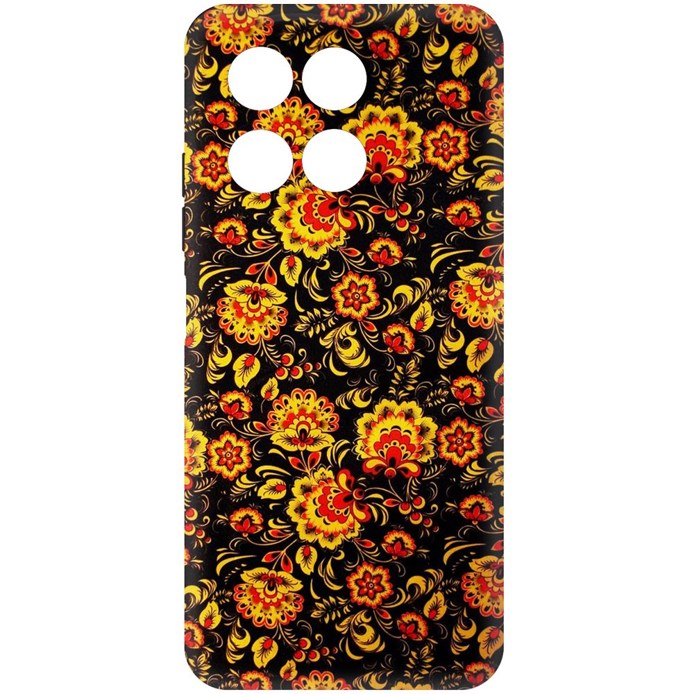 

Чехол-накладка Krutoff Soft Case Хохлома для TECNO Spark 30 5G черный