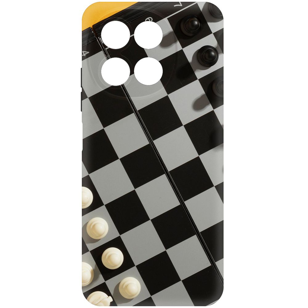 

Чехол-накладка Krutoff Soft Case Шахматы для TECNO Spark 30 5G черный