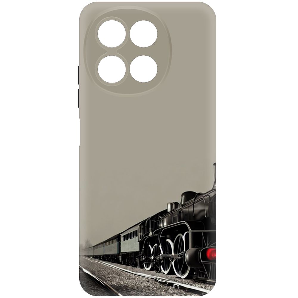 

Чехол-накладка Krutoff Soft Case Паровоз для TECNO Spark 30 5G черный