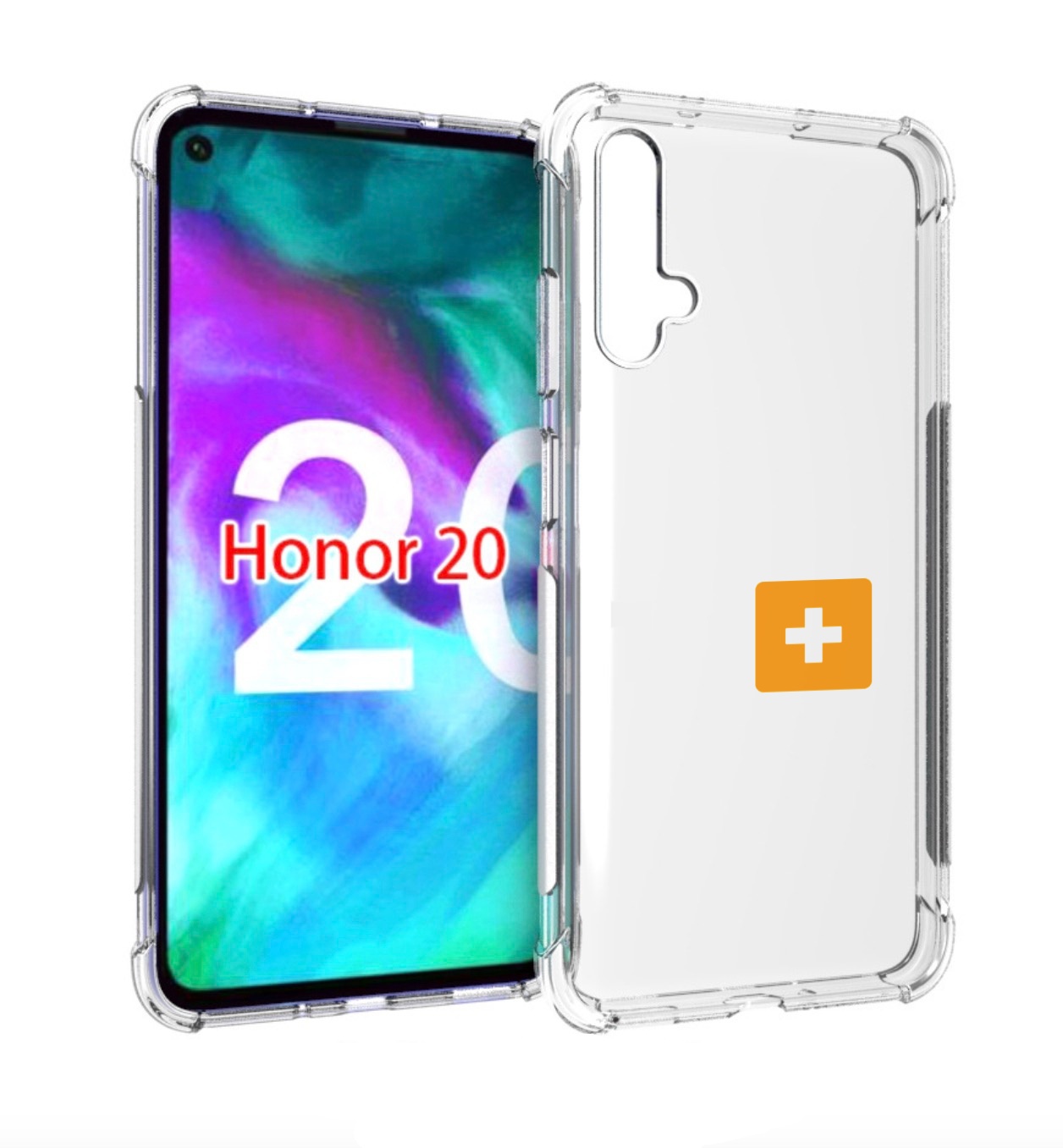 

Чехол бампер MyPads 18+ для Honor 20, Прозрачный, Tocco