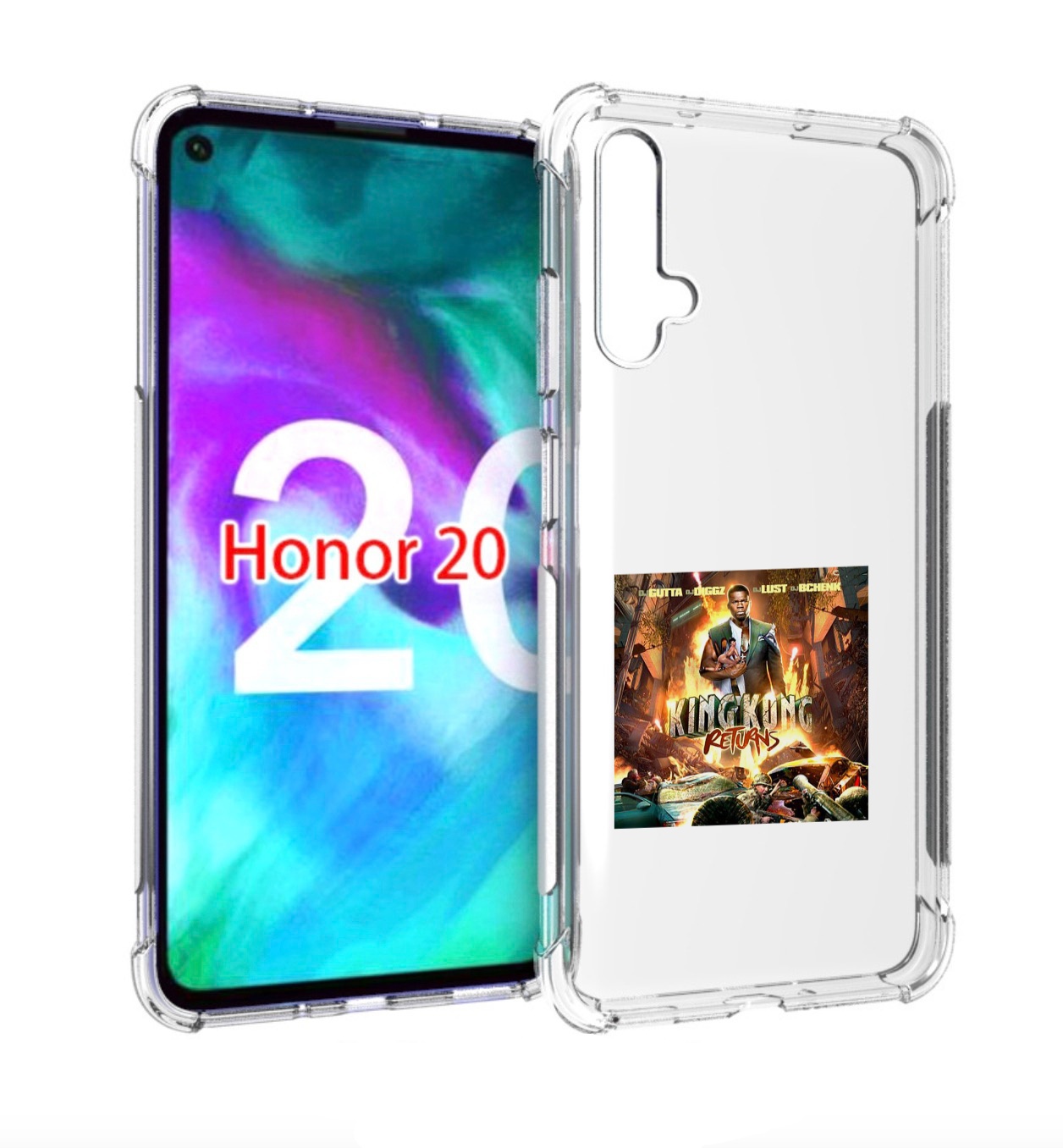 

Чехол бампер MyPads 50 Cent - King Kong Returns для Honor, Прозрачный, Tocco