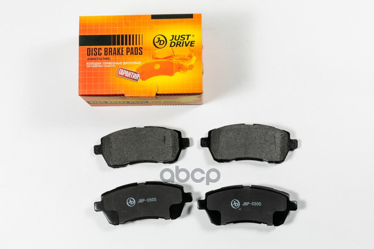 

Тормозные колодки JUST DRIVE передние дисковые с антискрипной пластиной JBP0505