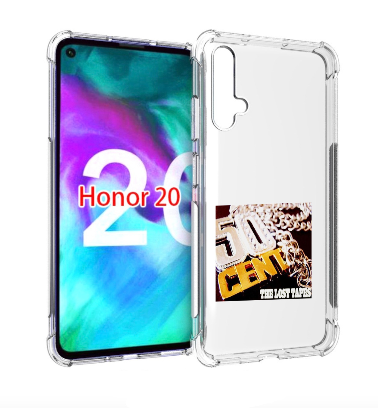 

Чехол бампер MyPads 50 Cent - The Lost Tapes для Honor 20, Прозрачный, Tocco
