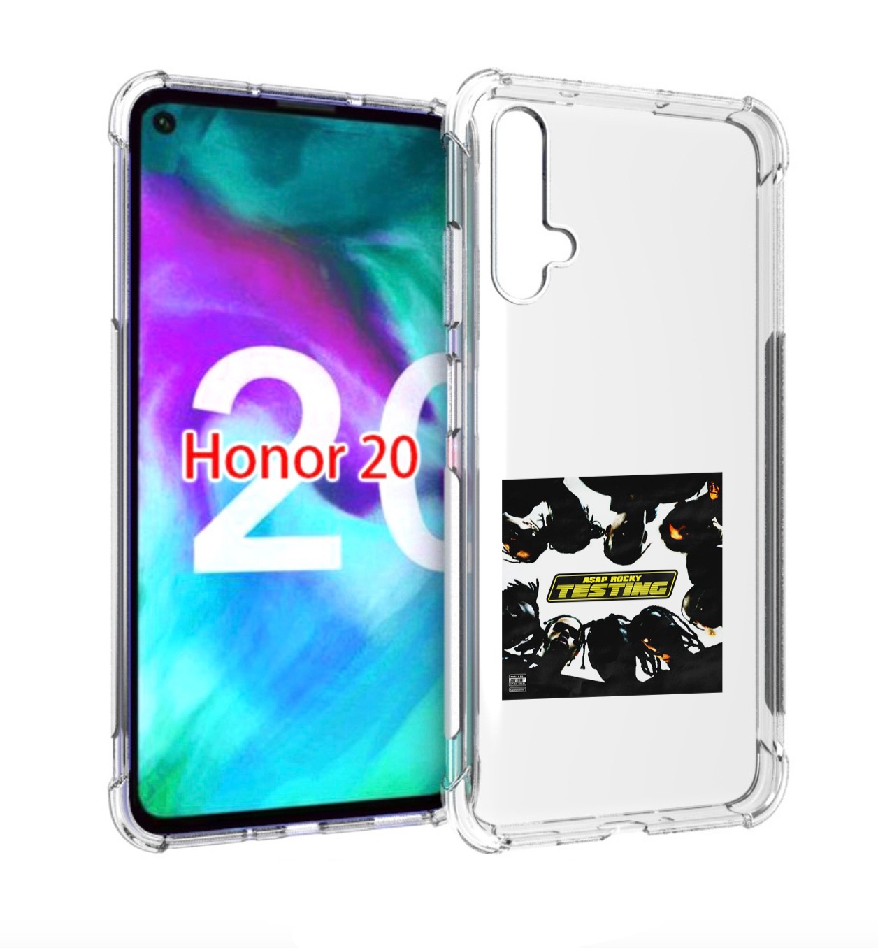 

Чехол Бампер Mypads Asap Rocky - Testing Для Honor 20 Honor, Прозрачный, Tocco
