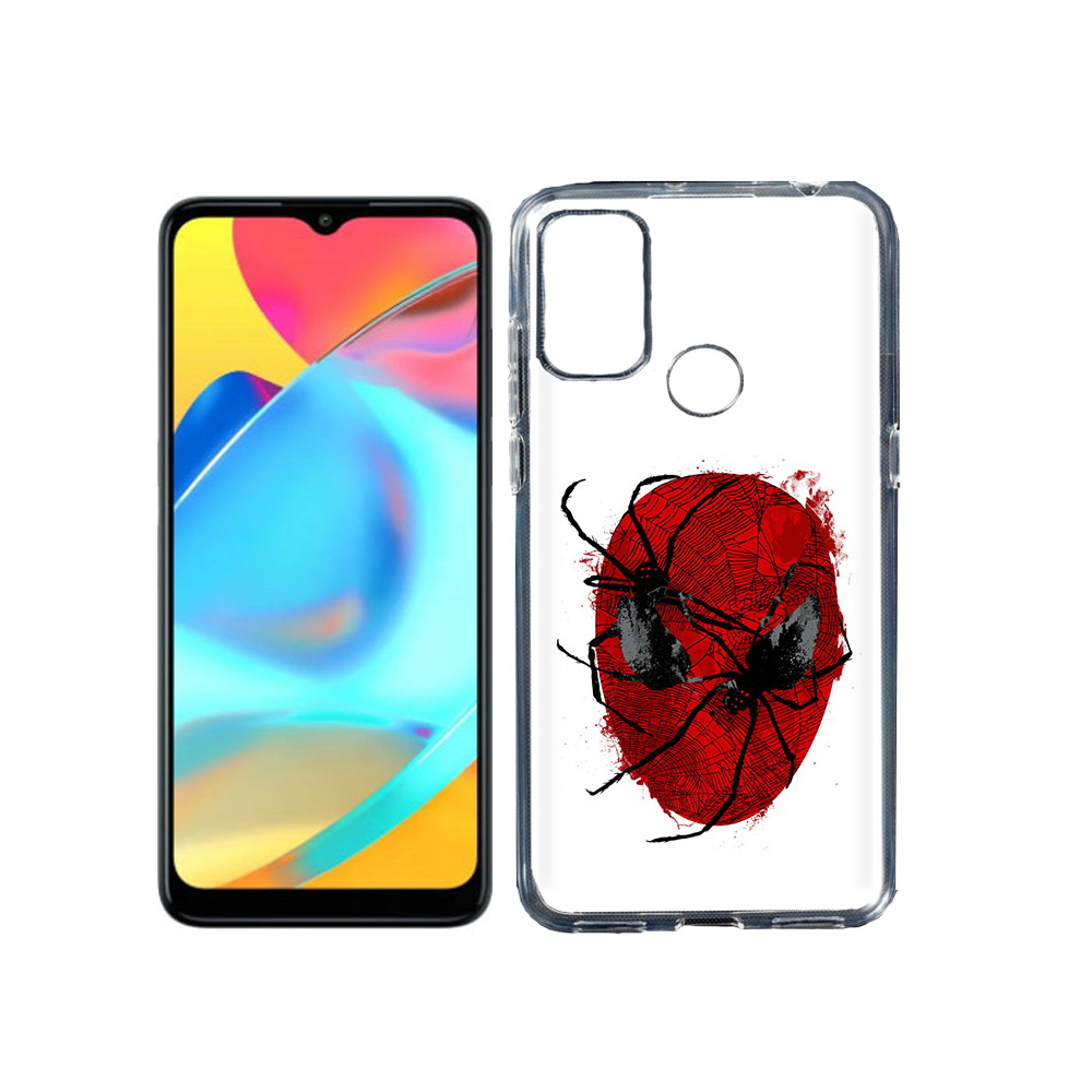 

Чехол MyPads Tocco для Alcatel 3L 6056H (2021) человек паук (PT160724.669.673), Прозрачный, Tocco