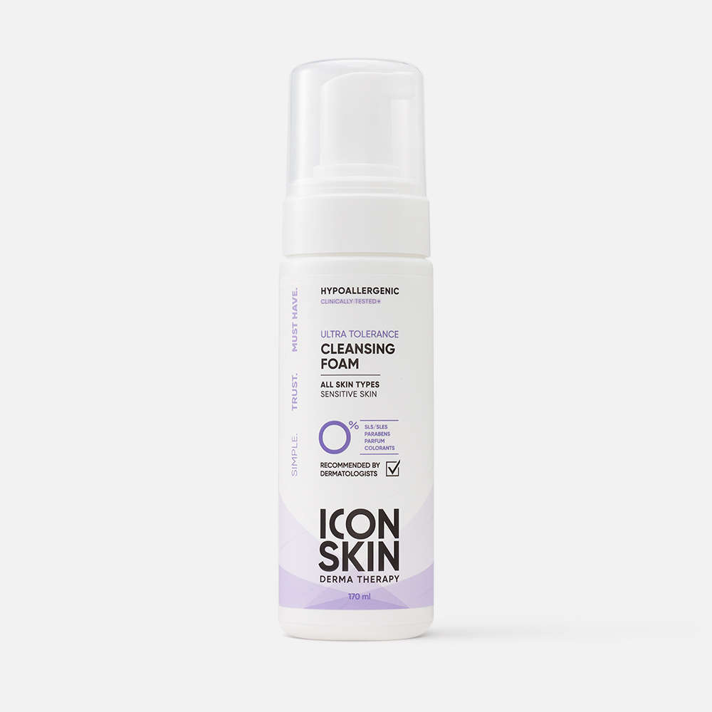 Пенка для умывания ICON SKIN Ultra Tolerance Cleansing Foam для всех типов кожи 170 мл 1281₽