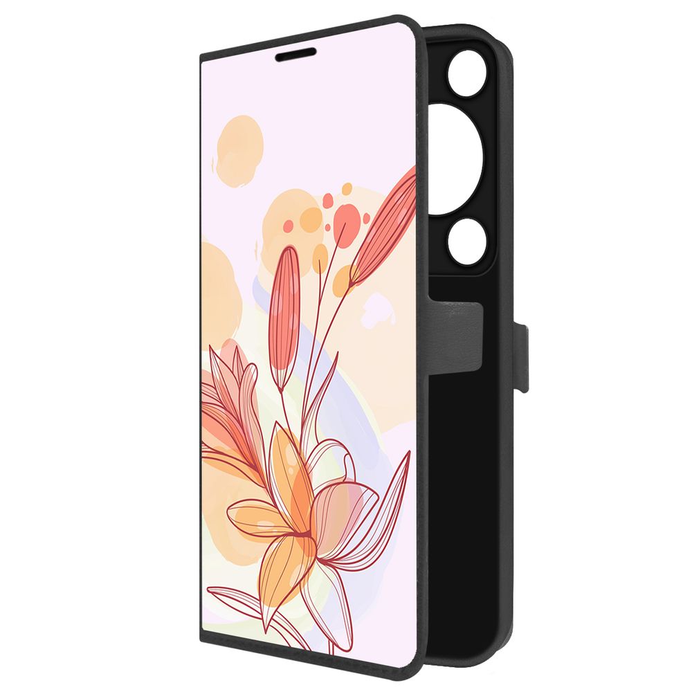 

Чехол-книжка Krutoff Eco Book для Huawei Nova Y72s Фантазия (черный)