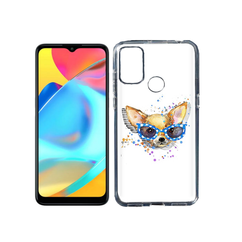 Чехол MyPads Tocco для Alcatel 3L 6056H (2021) чихуа-хуа в очках (PT160724.669.691)