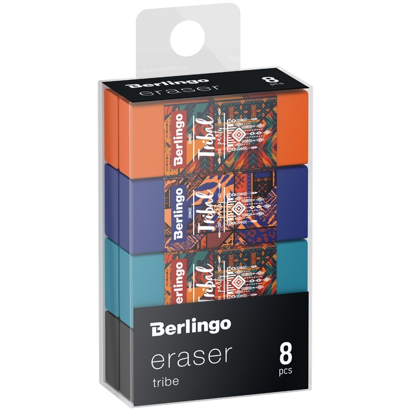 

Berlingo Tribe 8 шт прямоугольный 50х20х11 мм ПВХ бокс, Разноцветный, "Tribe", 8 шт, прямоугольный, 50х20х11 мм, ПВХ бокс