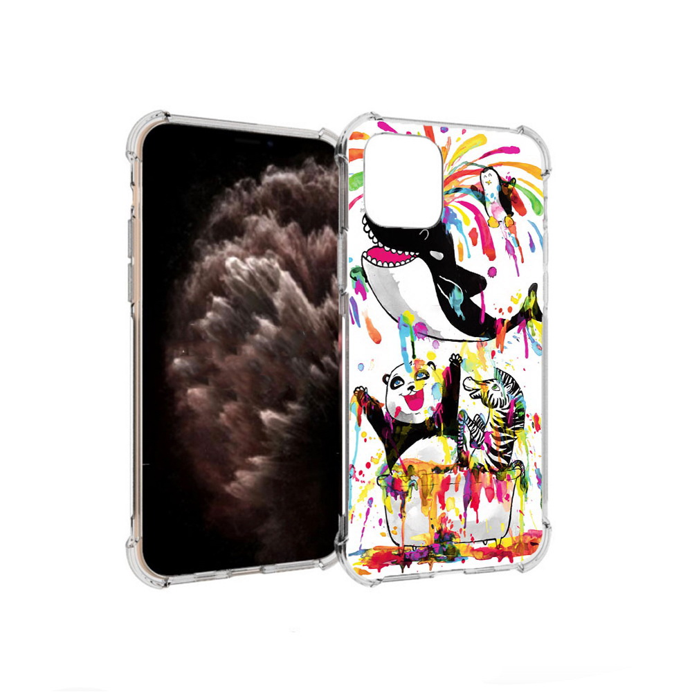 

Чехол MyPads Tocco для Apple iPhone 11 Pro Хиппи кит, Прозрачный, Tocco