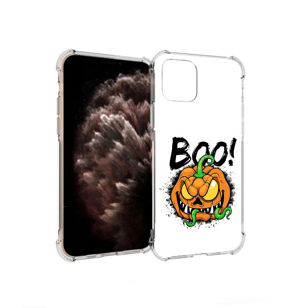 

Чехол MyPads Tocco для Apple iPhone 11 Pro Хэллоуин бу, Прозрачный, Tocco