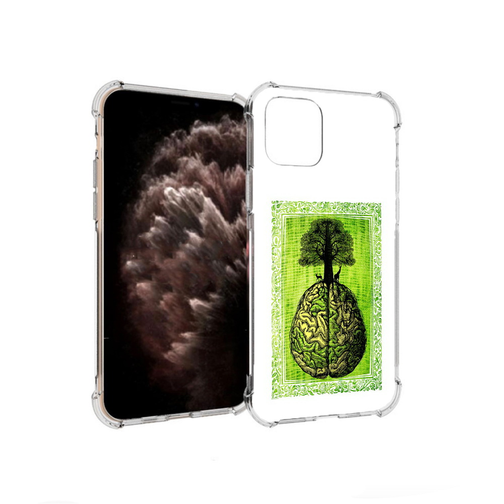 

Чехол MyPads Tocco для Apple iPhone 11 Pro абстракция здоровый мозг, Прозрачный, Tocco
