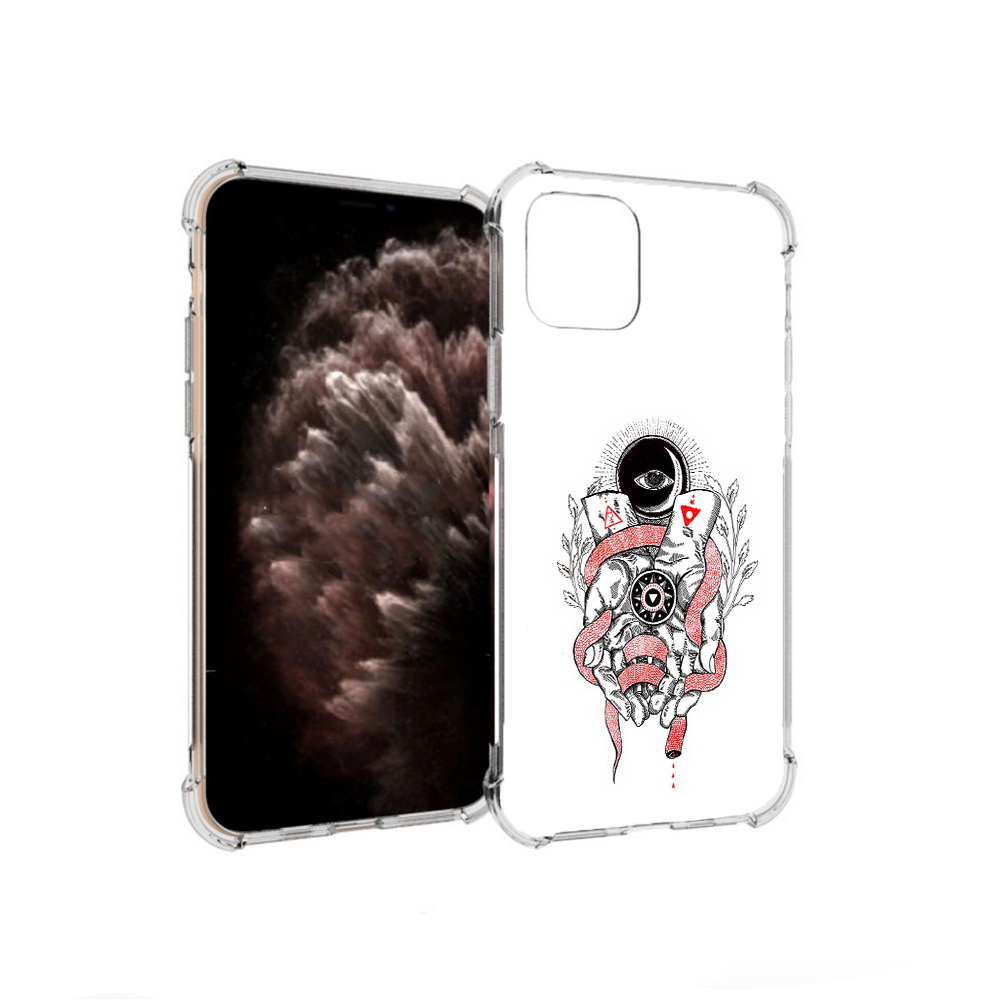 

Чехол MyPads Tocco для Apple iPhone 11 Pro абстрация связанные руки, Прозрачный, Tocco