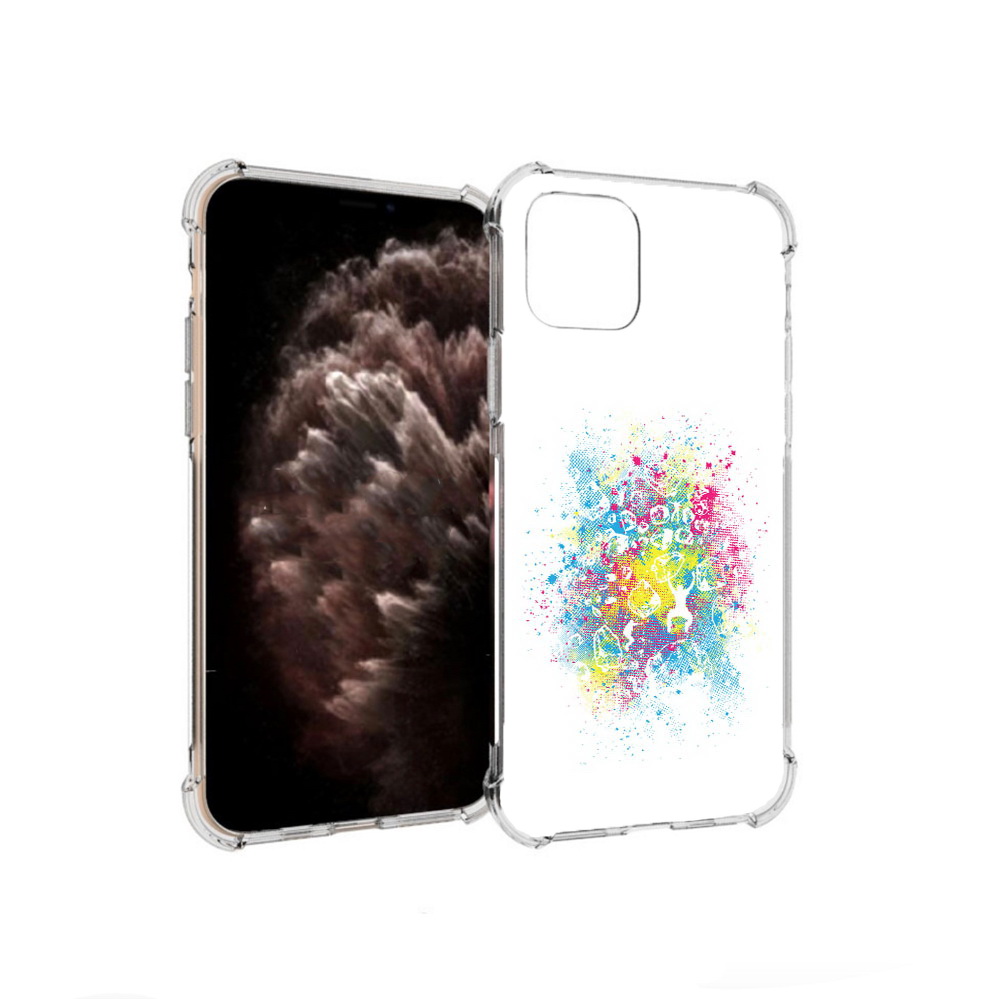 

Чехол MyPads Tocco для Apple iPhone 11 Pro акварель абстракция, Прозрачный, Tocco