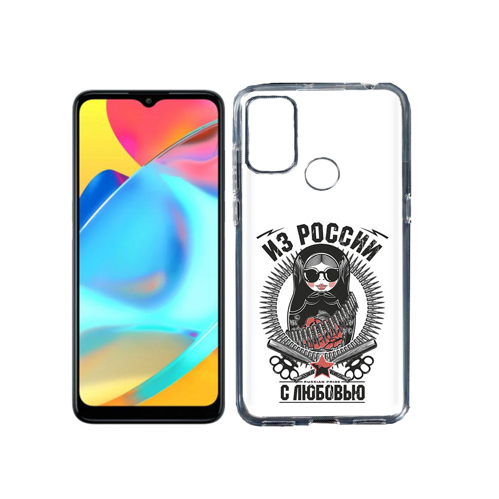 

Чехол MyPads Tocco для Alcatel 3L 6056H (2021) Из России с любовью (PT160724.669.91), Прозрачный, Tocco