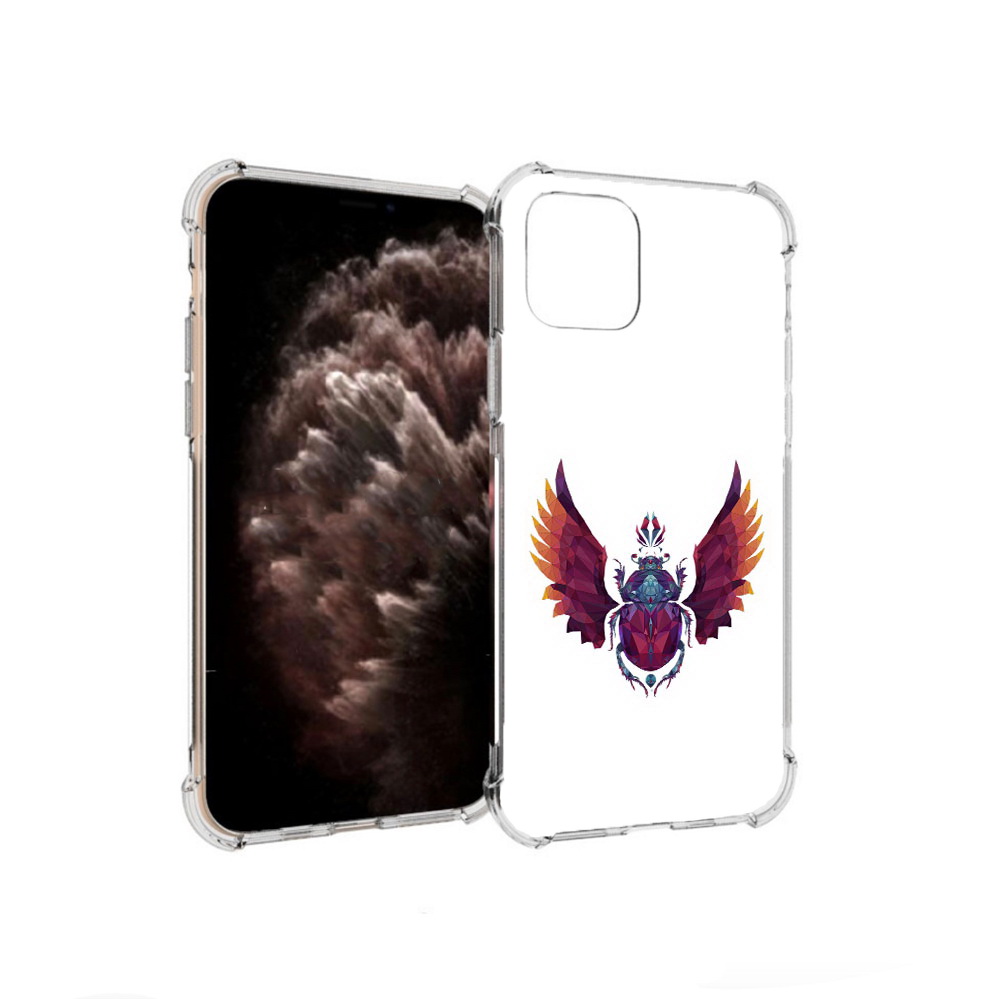 

Чехол MyPads Tocco для Apple iPhone 11 Pro алмазный скоробей, Прозрачный, Tocco